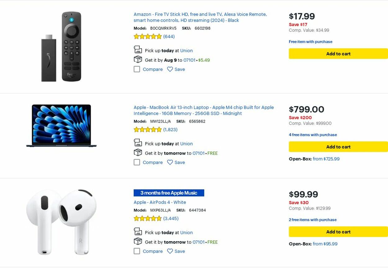 Catalogue Best Buy from 08/01/2025