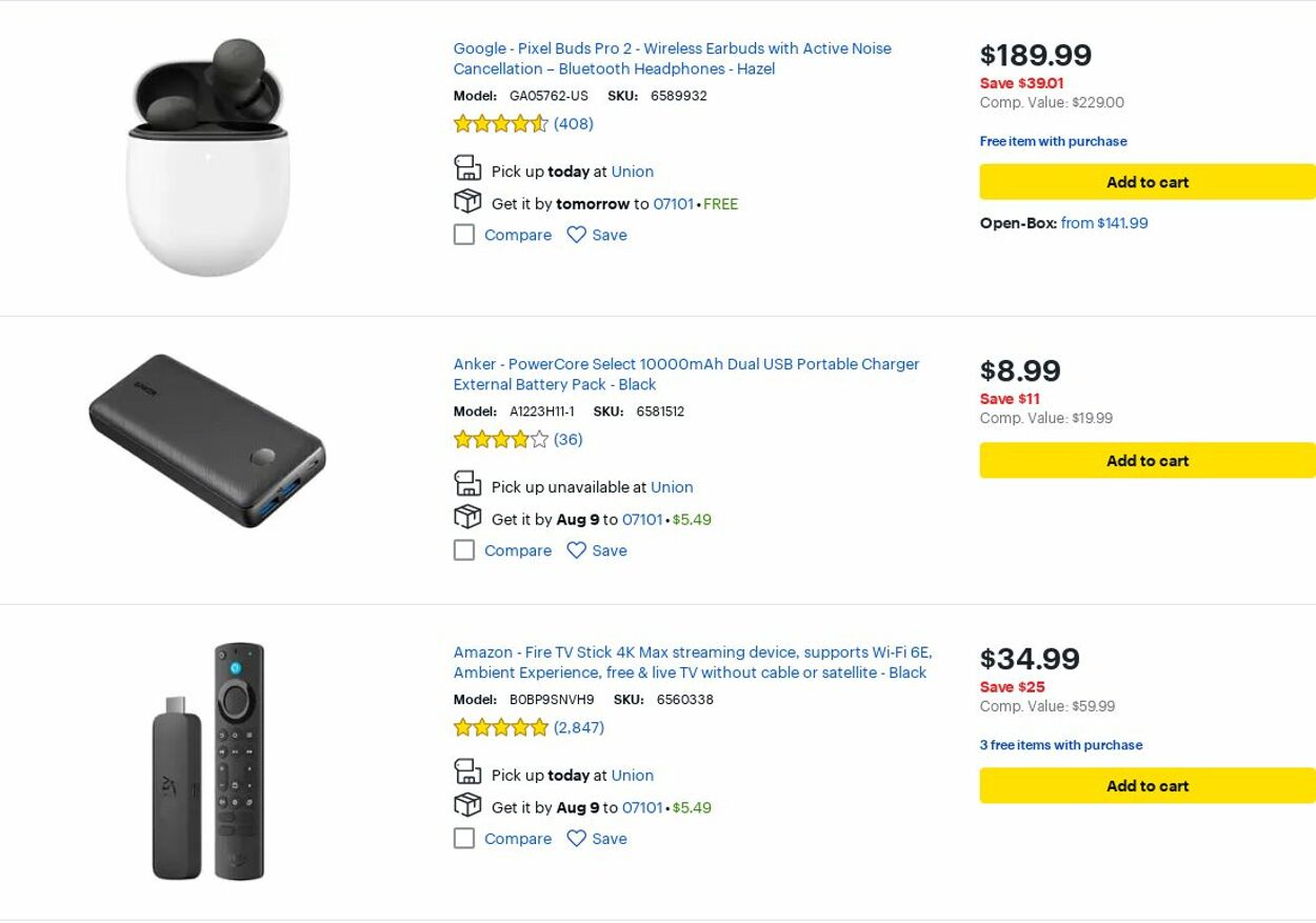 Catalogue Best Buy from 08/01/2025