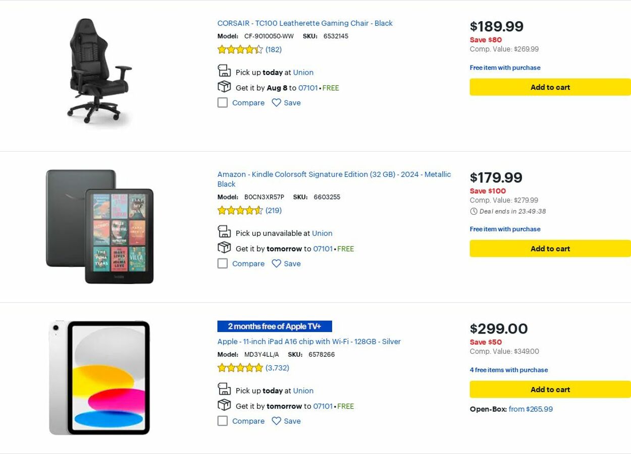 Catalogue Best Buy from 08/01/2025