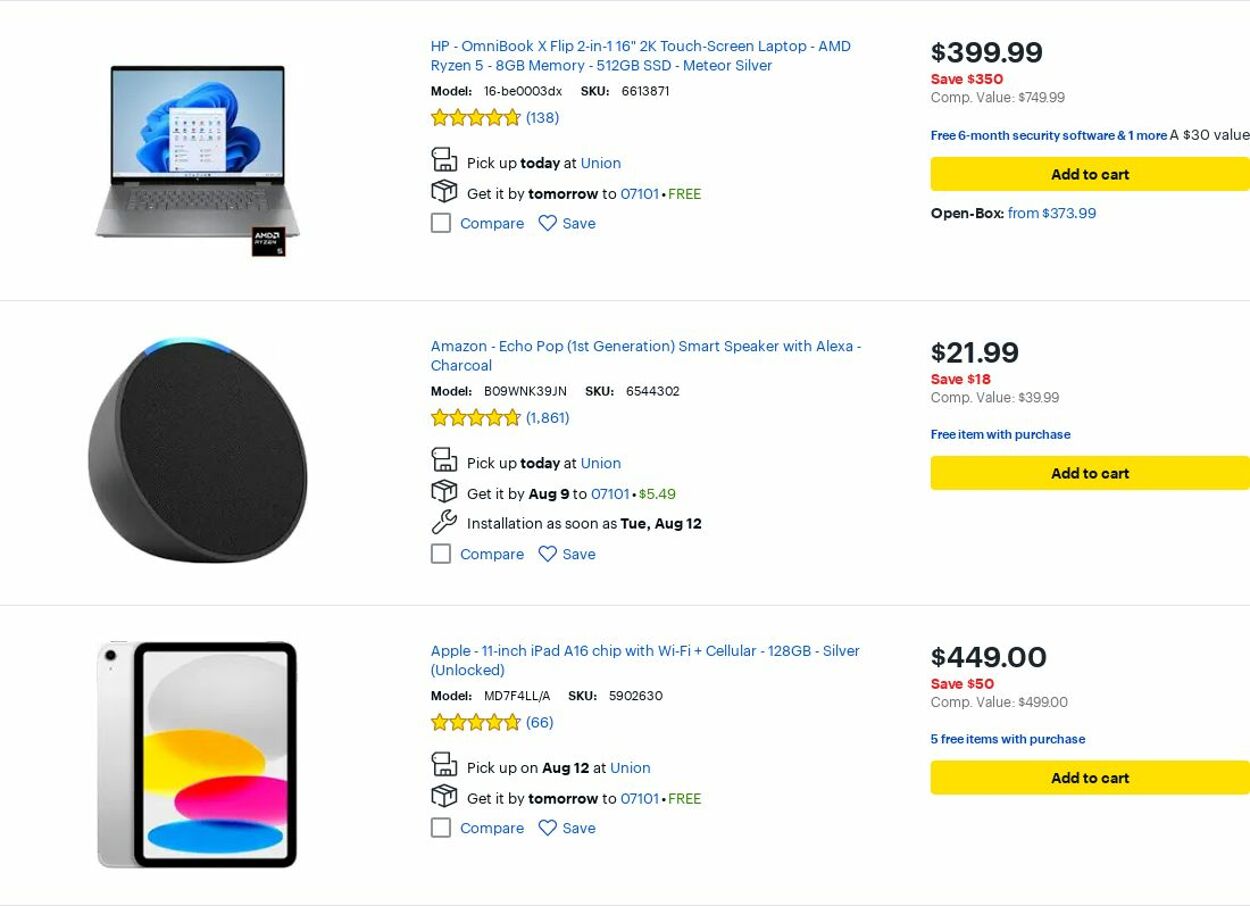 Catalogue Best Buy from 08/01/2025
