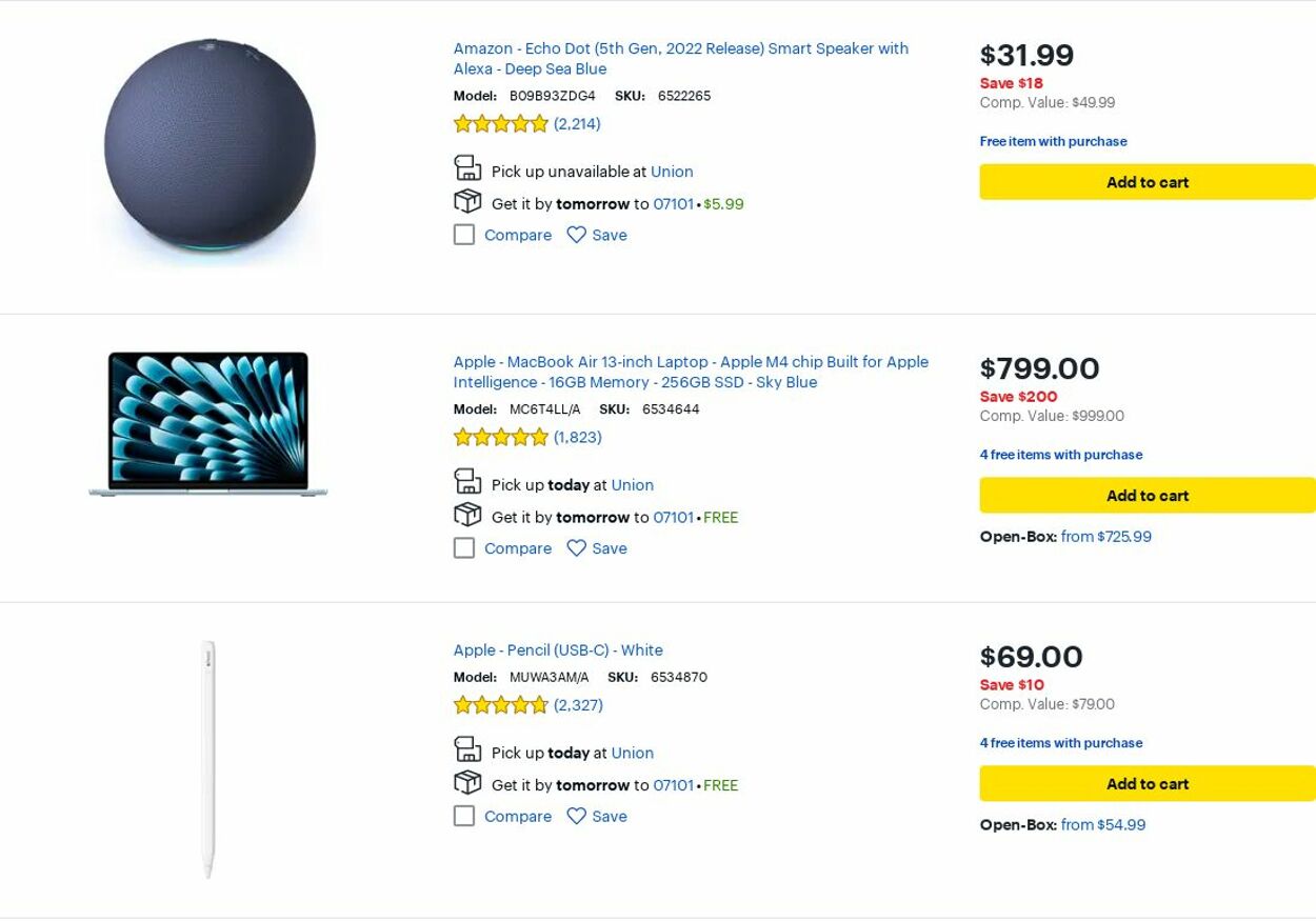 Catalogue Best Buy from 08/01/2025