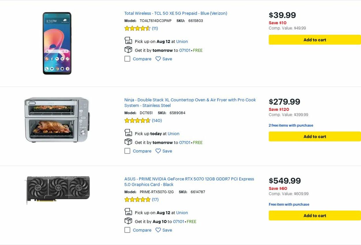 Catalogue Best Buy from 08/01/2025