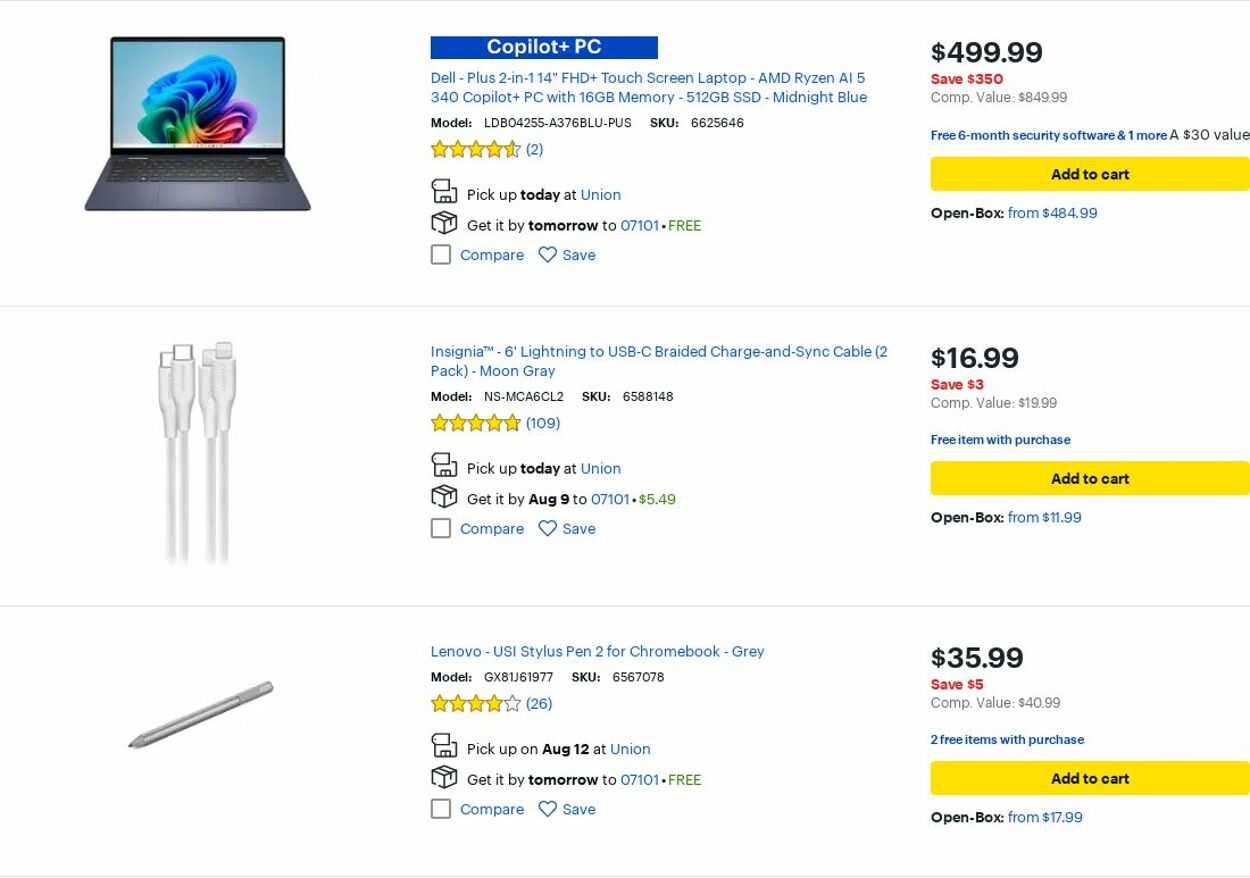Catalogue Best Buy from 08/01/2025
