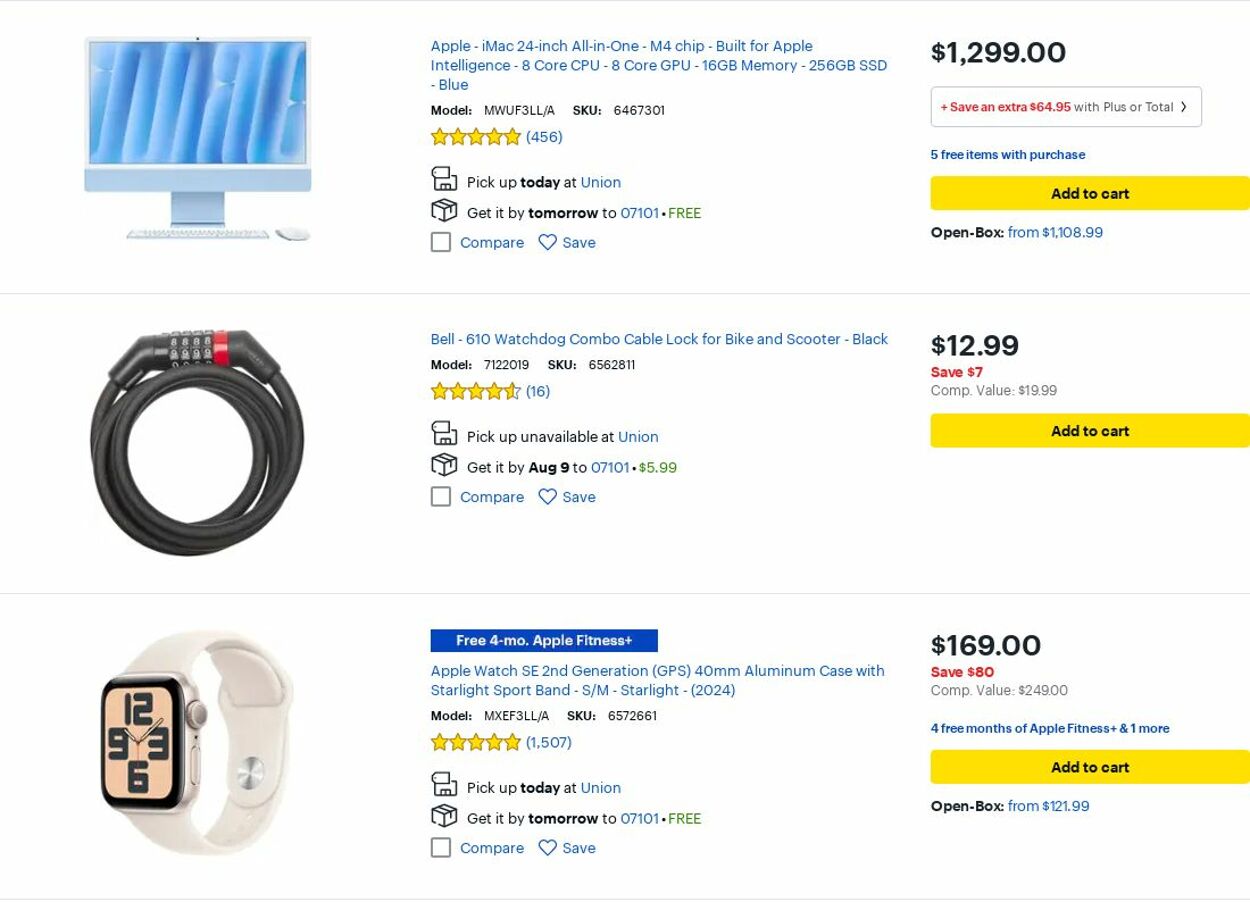 Catalogue Best Buy from 08/01/2025