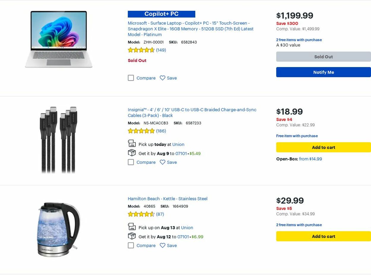 Catalogue Best Buy from 08/01/2025