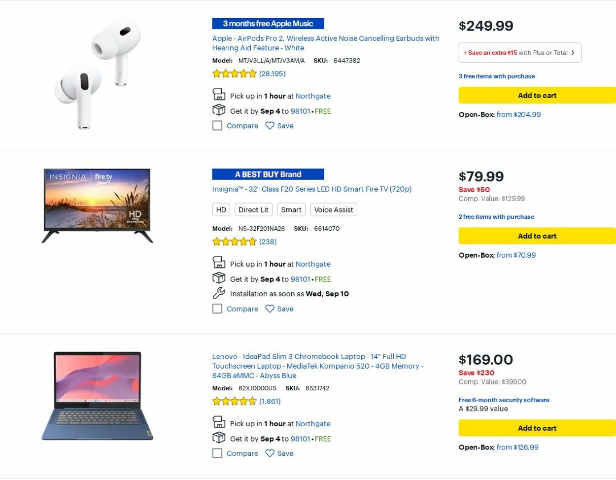 Catalogue Best Buy from 09/01/2025