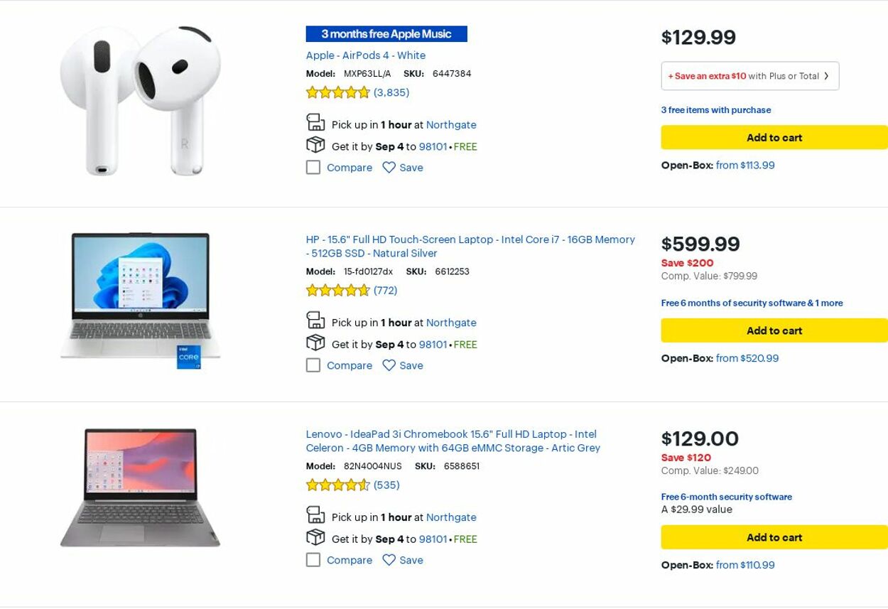 Catalogue Best Buy from 09/01/2025