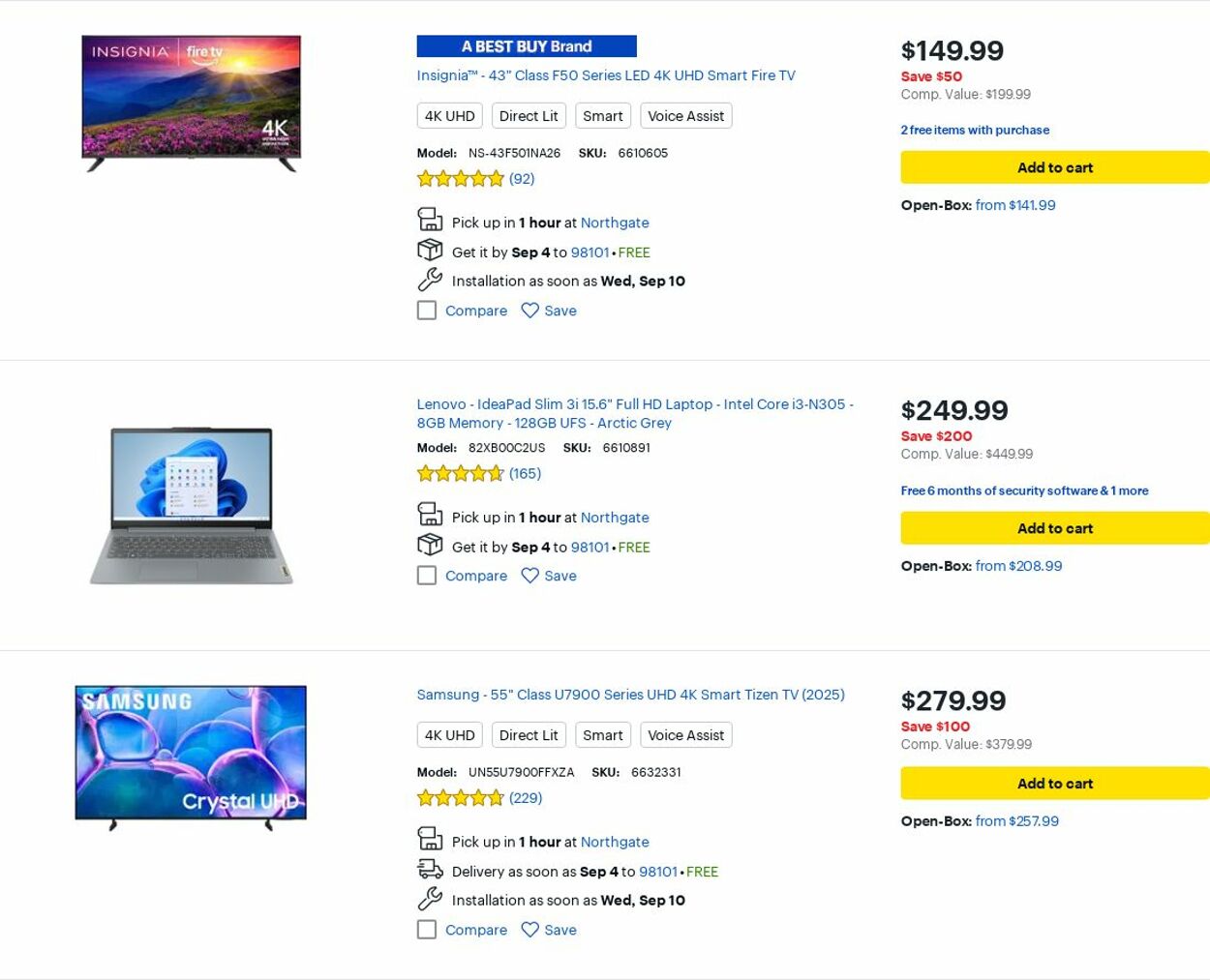 Catalogue Best Buy from 09/01/2025
