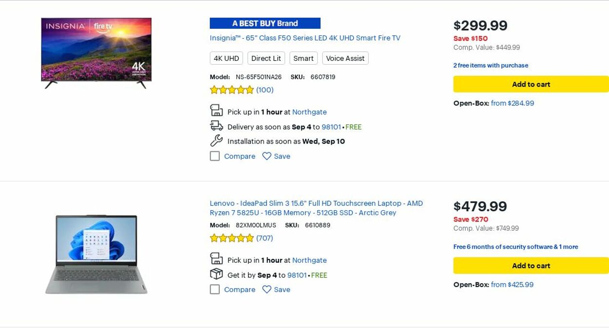Catalogue Best Buy from 09/01/2025