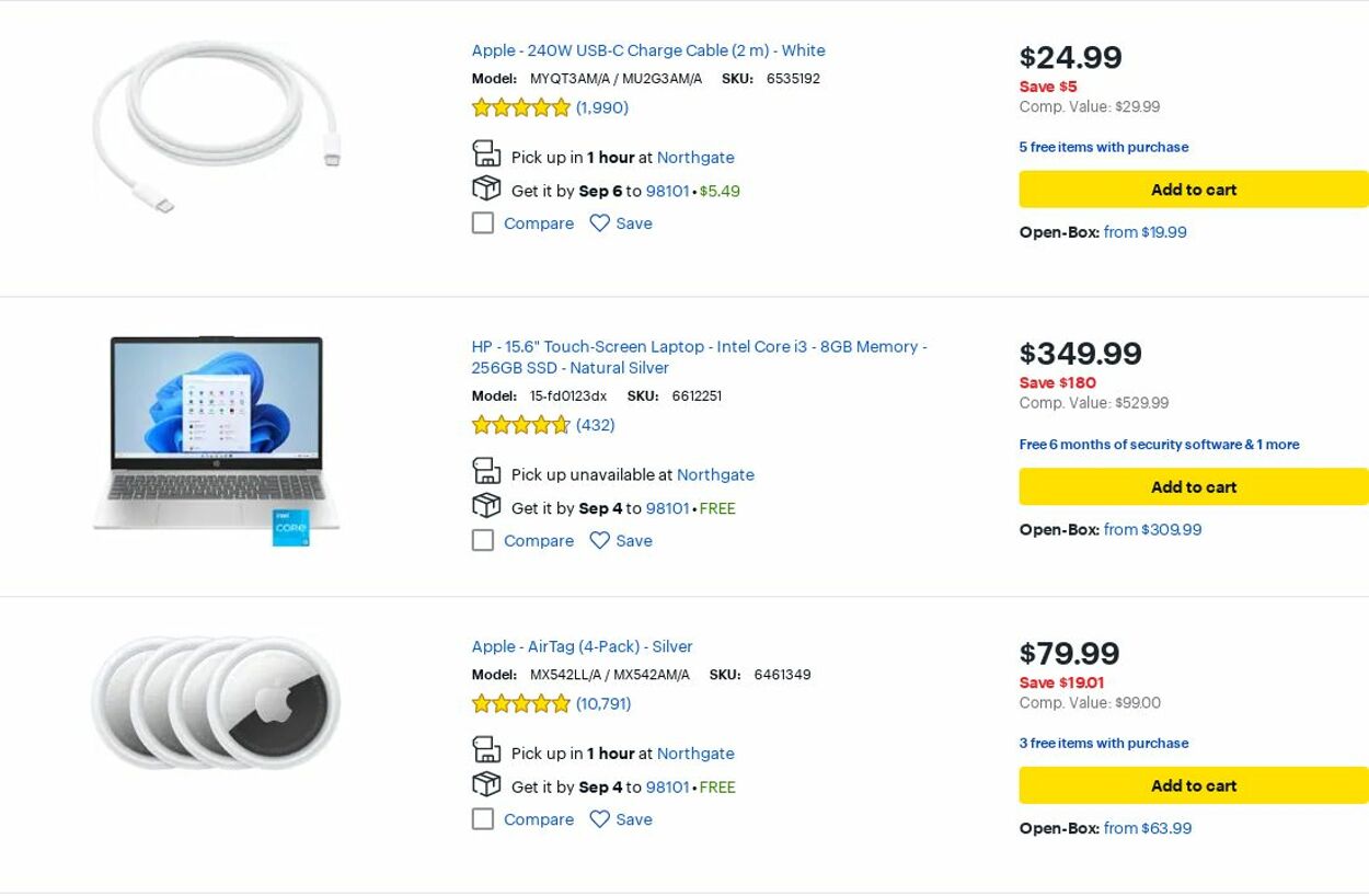 Catalogue Best Buy from 09/01/2025