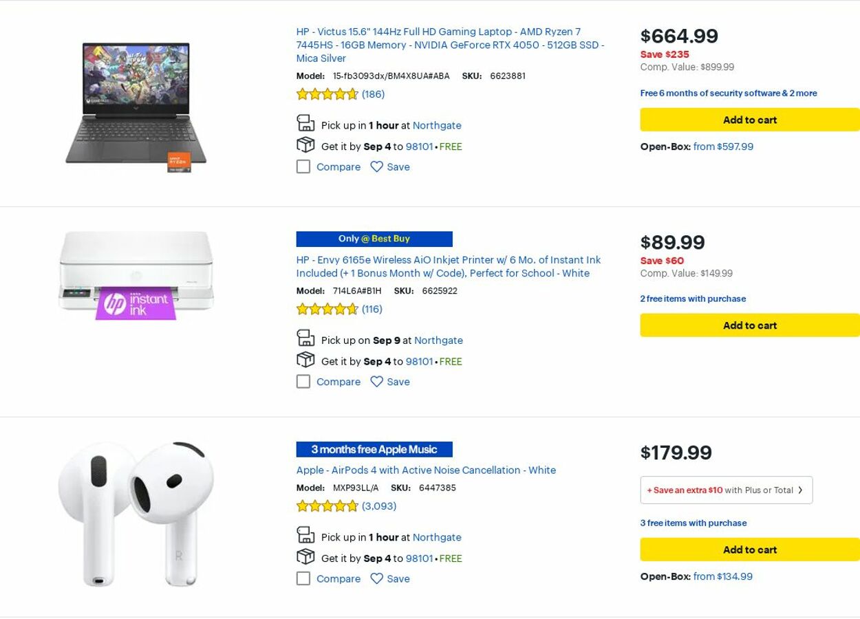 Catalogue Best Buy from 09/01/2025