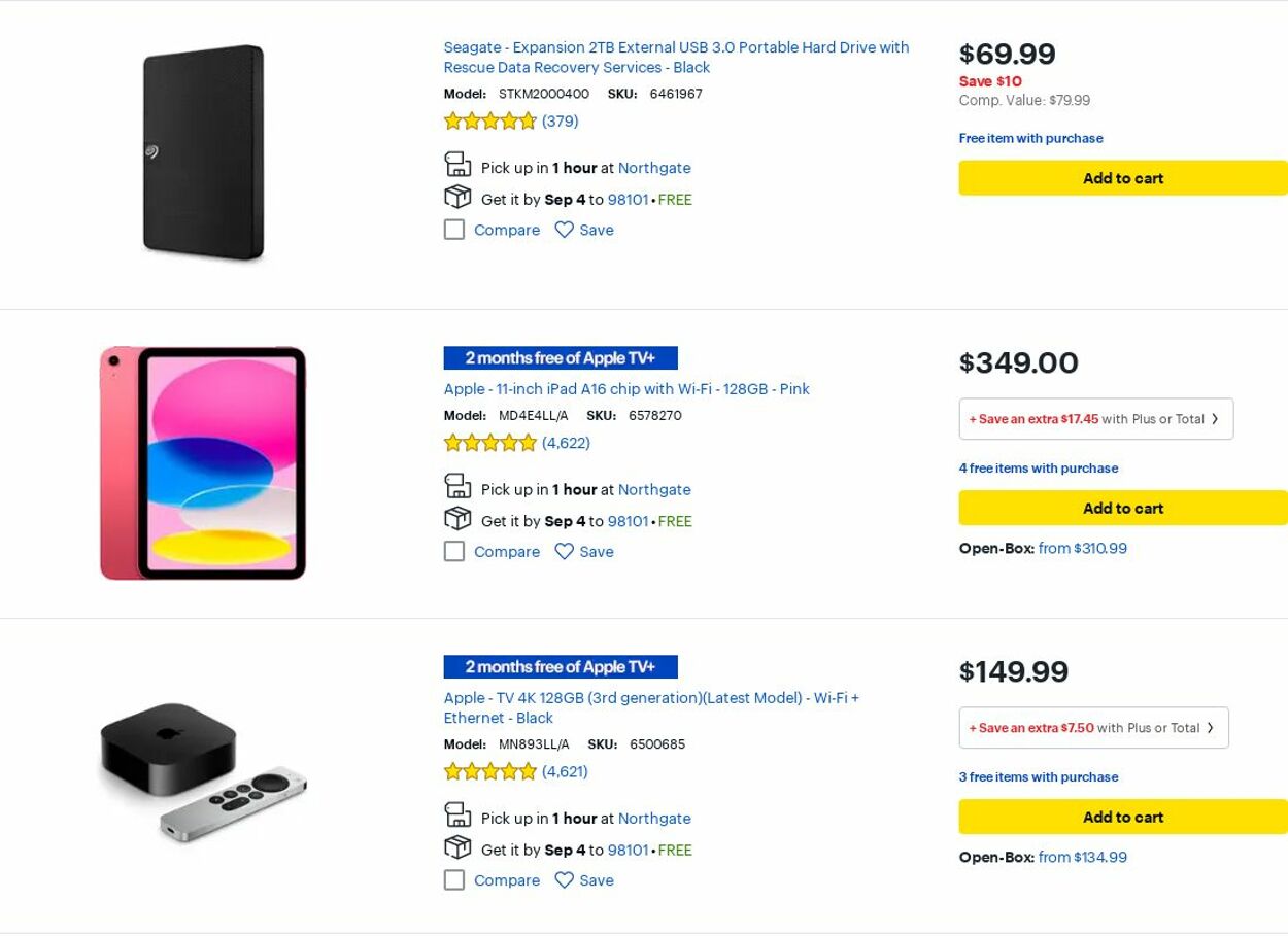 Catalogue Best Buy from 09/01/2025