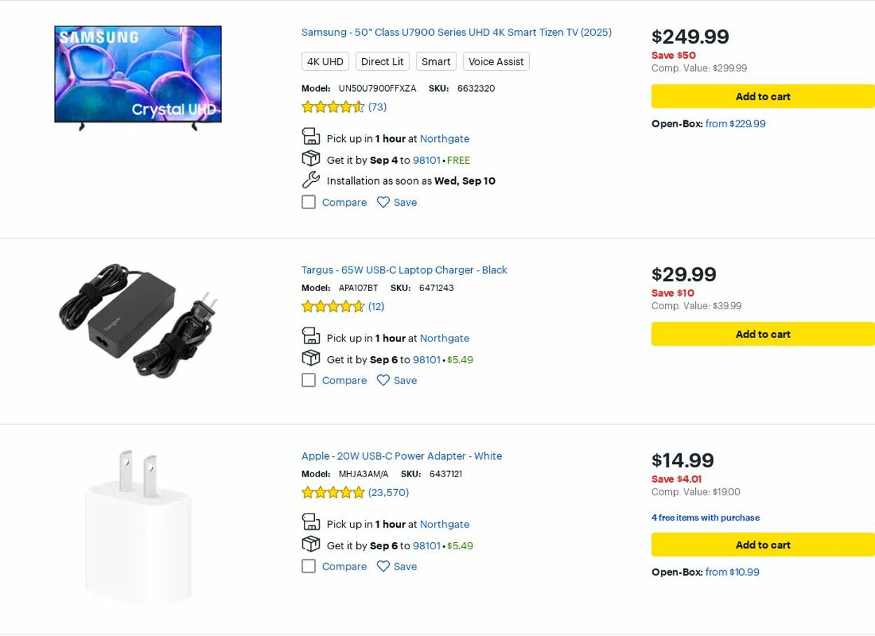 Catalogue Best Buy from 09/01/2025