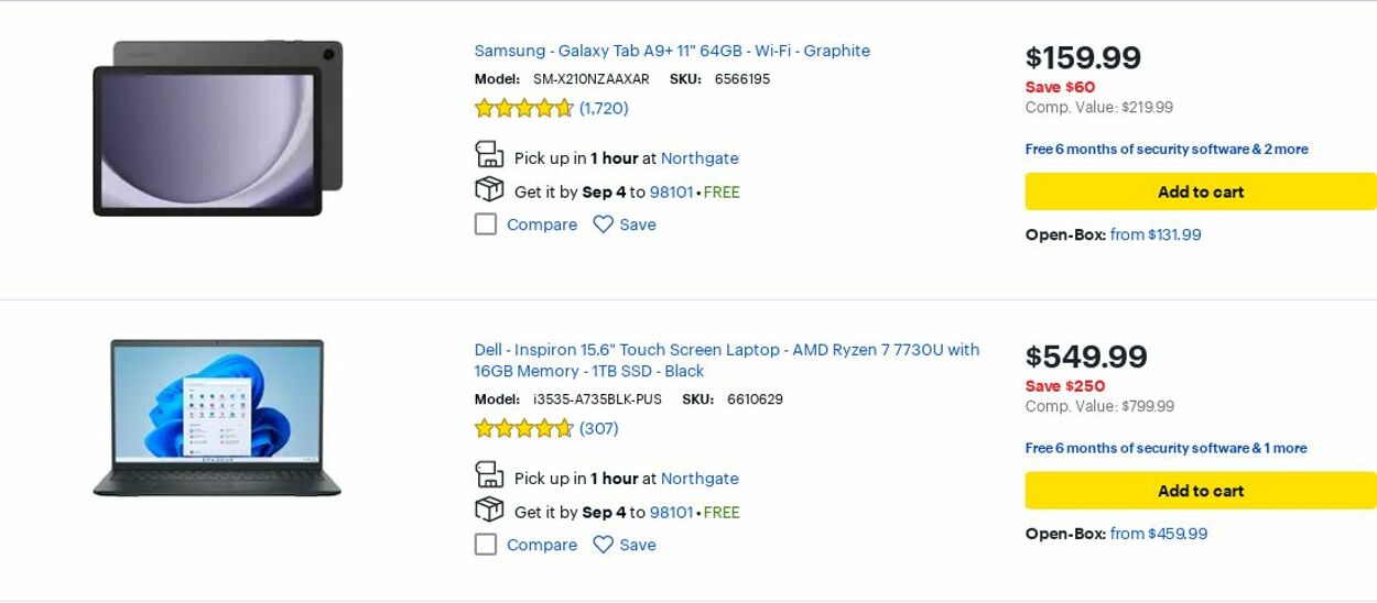 Catalogue Best Buy from 09/01/2025