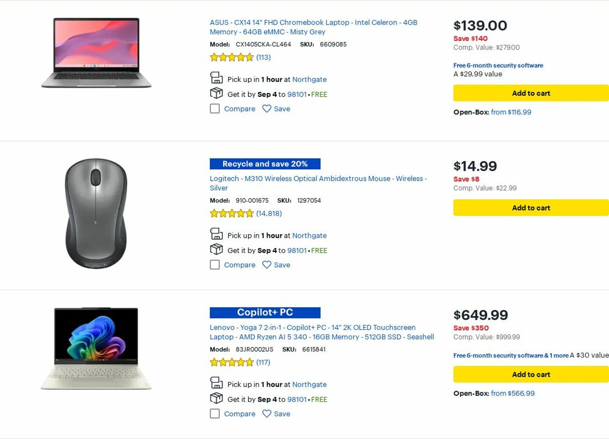 Catalogue Best Buy from 09/01/2025