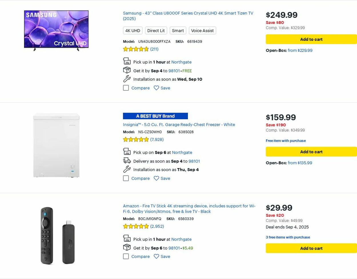 Catalogue Best Buy from 09/01/2025