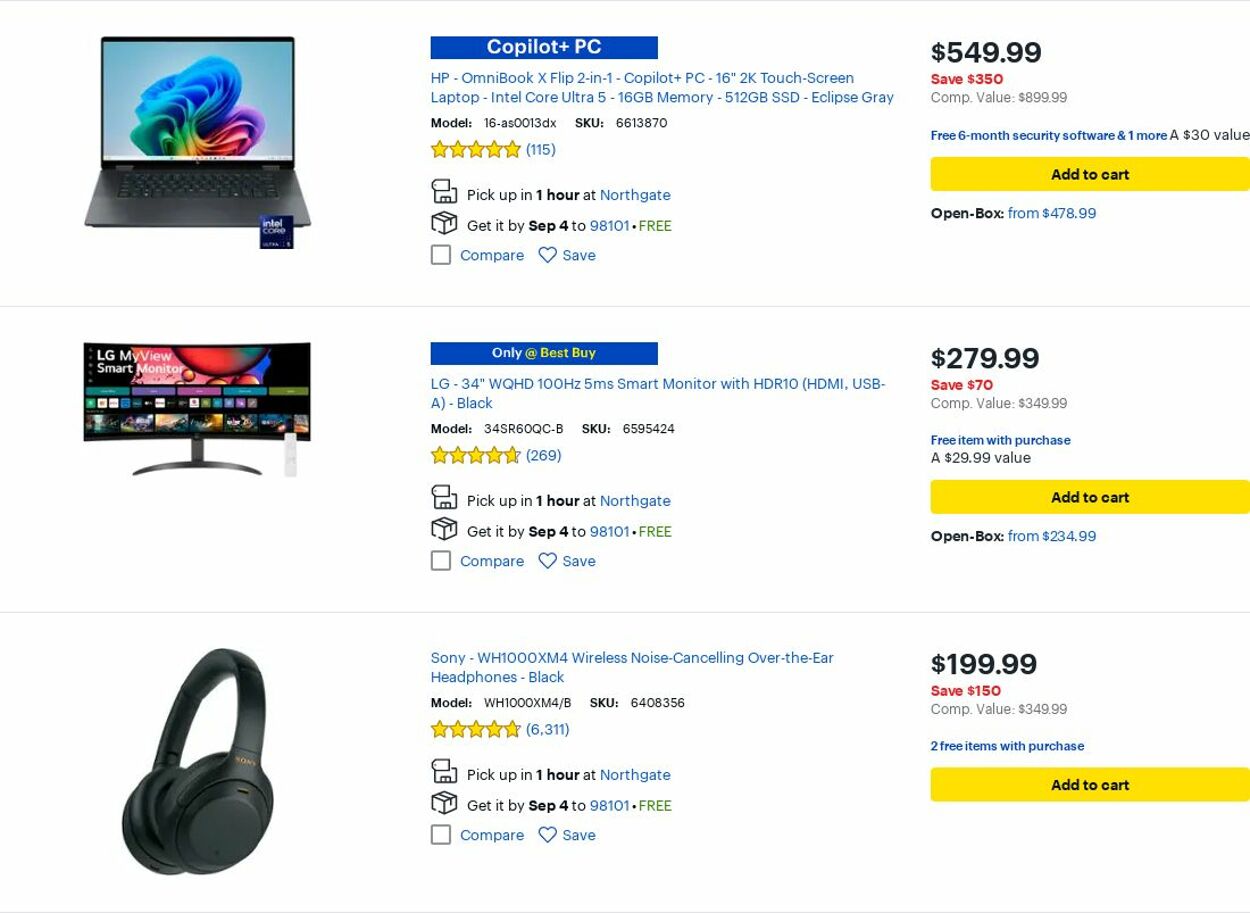 Catalogue Best Buy from 09/01/2025