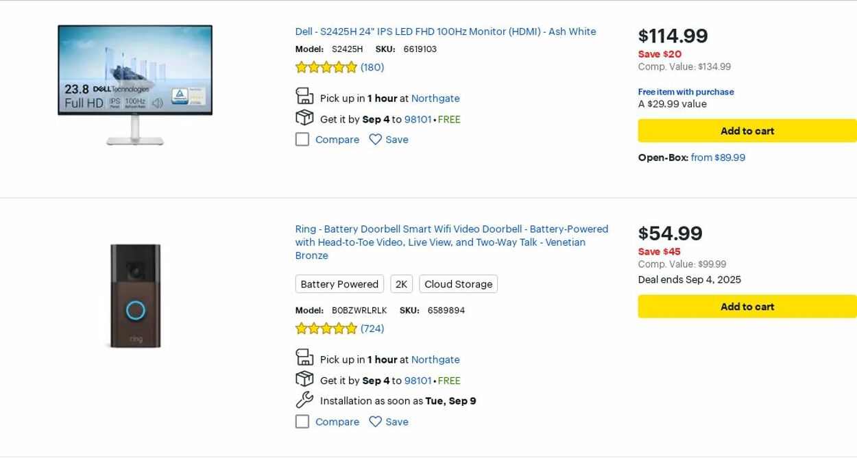 Catalogue Best Buy from 09/01/2025