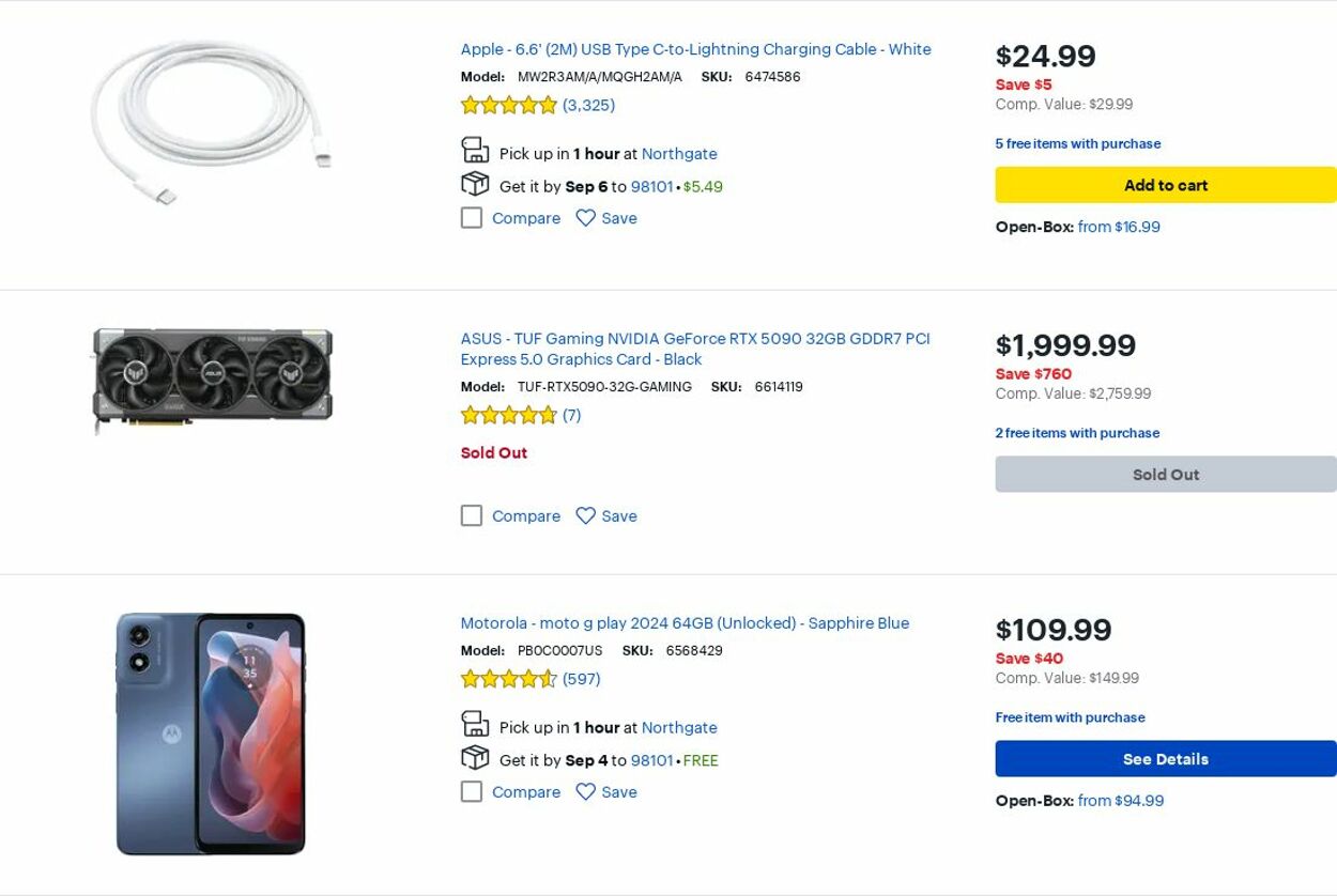 Catalogue Best Buy from 09/01/2025