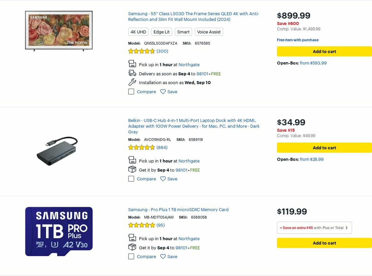 Catalogue Best Buy from 09/01/2025
