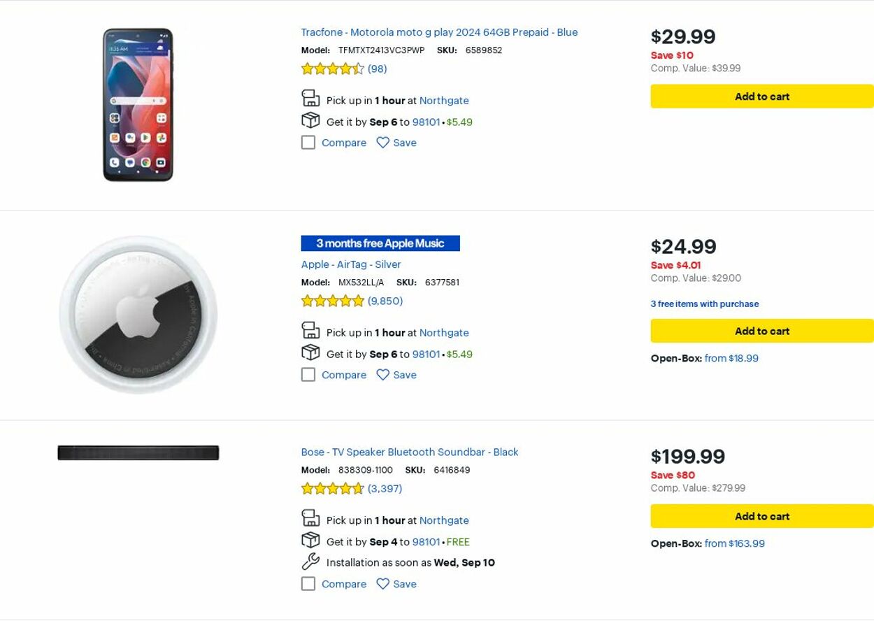 Catalogue Best Buy from 09/01/2025