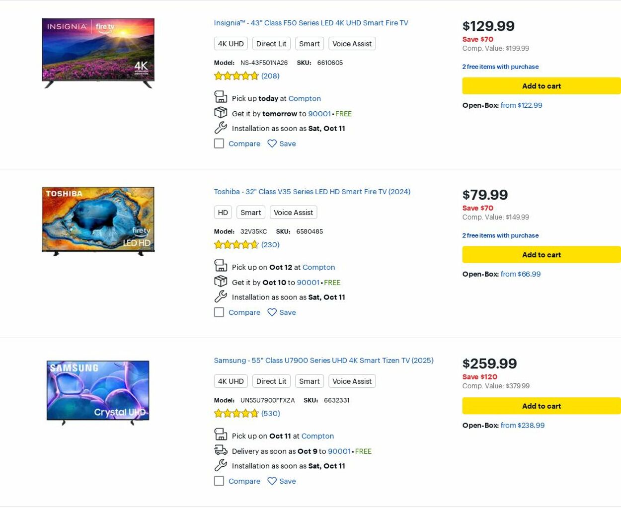 Catalogue Best Buy from 10/01/2025