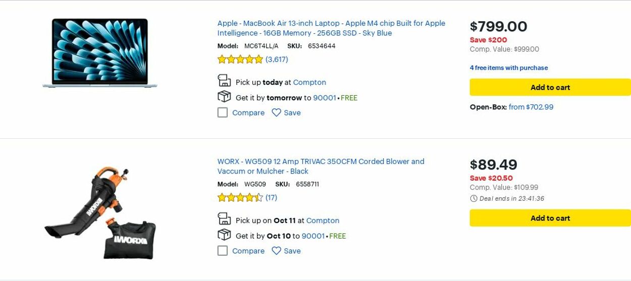 Catalogue Best Buy from 10/01/2025