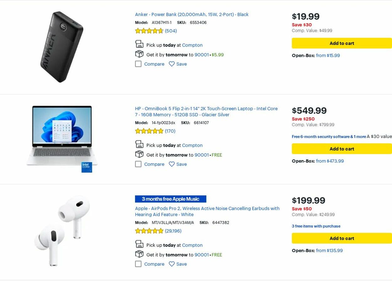 Catalogue Best Buy from 10/01/2025