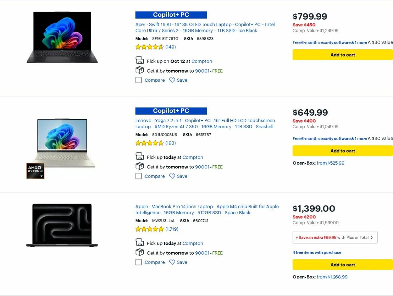 Catalogue Best Buy from 10/01/2025