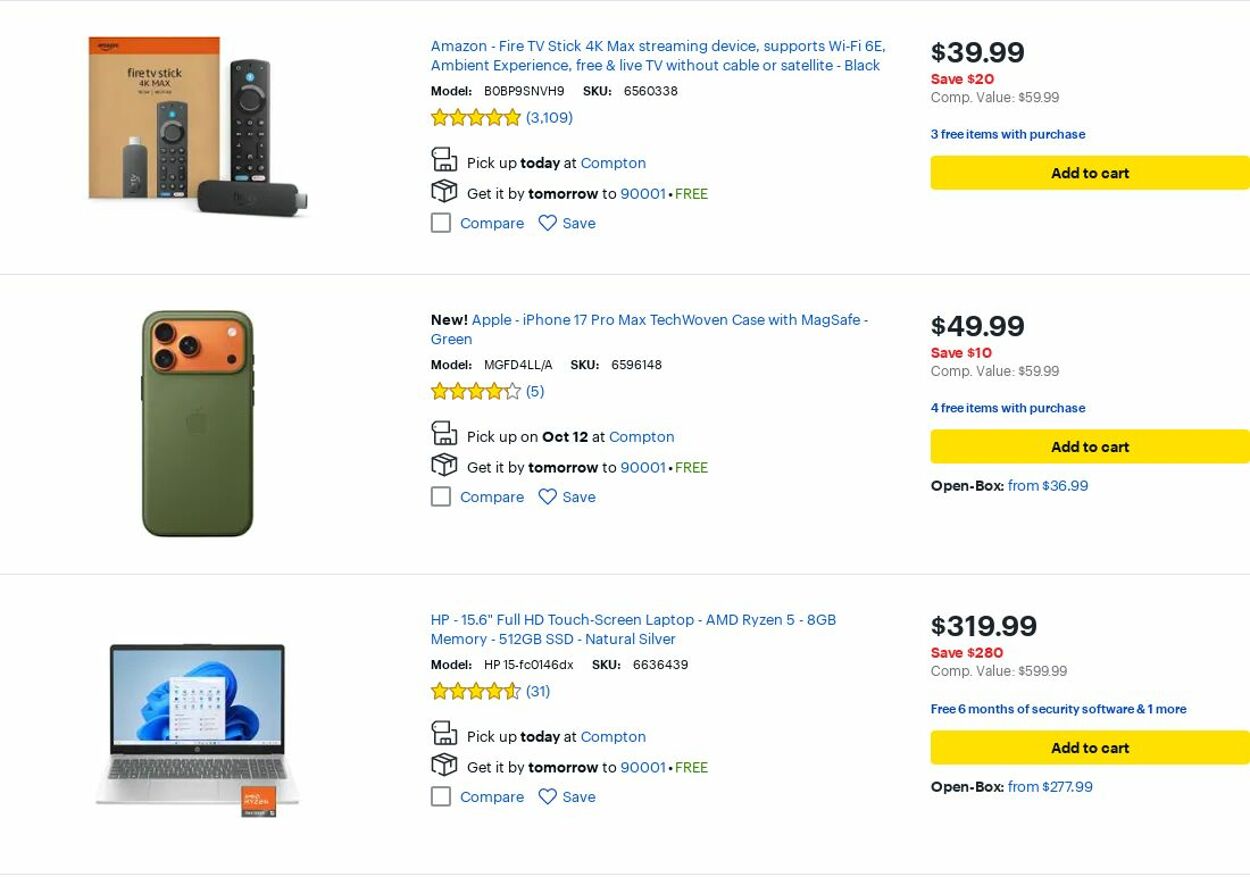 Catalogue Best Buy from 10/01/2025