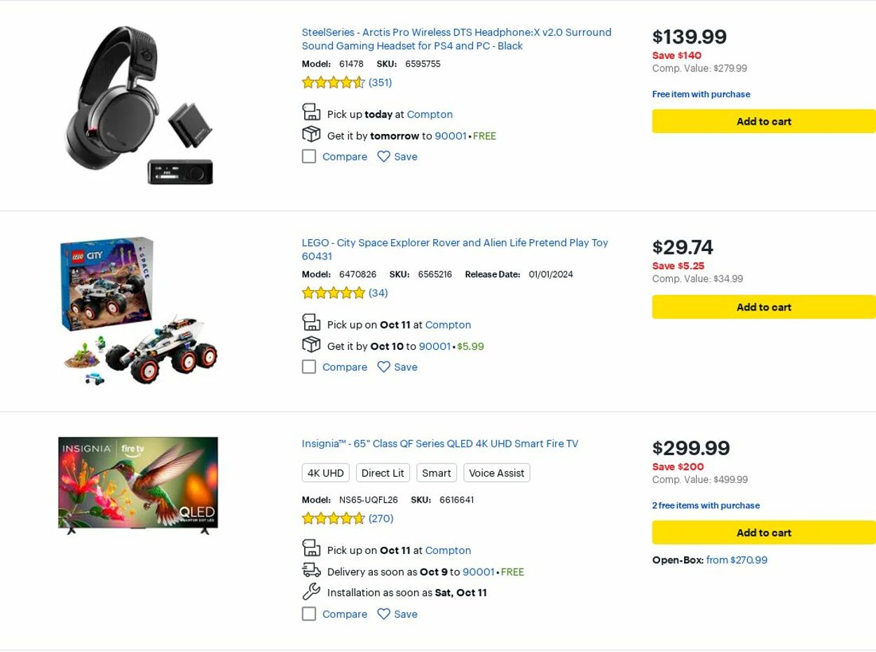 Catalogue Best Buy from 10/01/2025