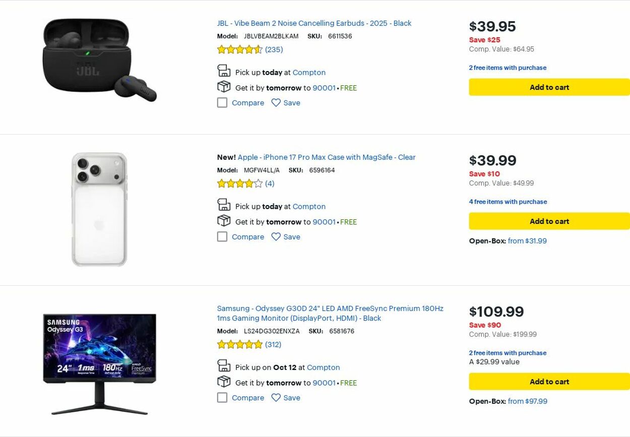 Catalogue Best Buy from 10/01/2025