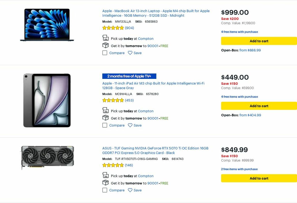 Catalogue Best Buy from 10/01/2025
