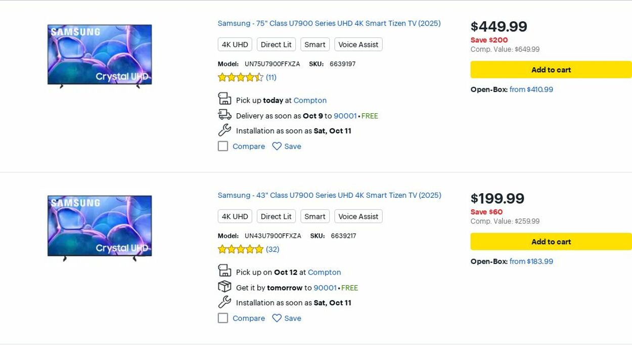 Catalogue Best Buy from 10/01/2025
