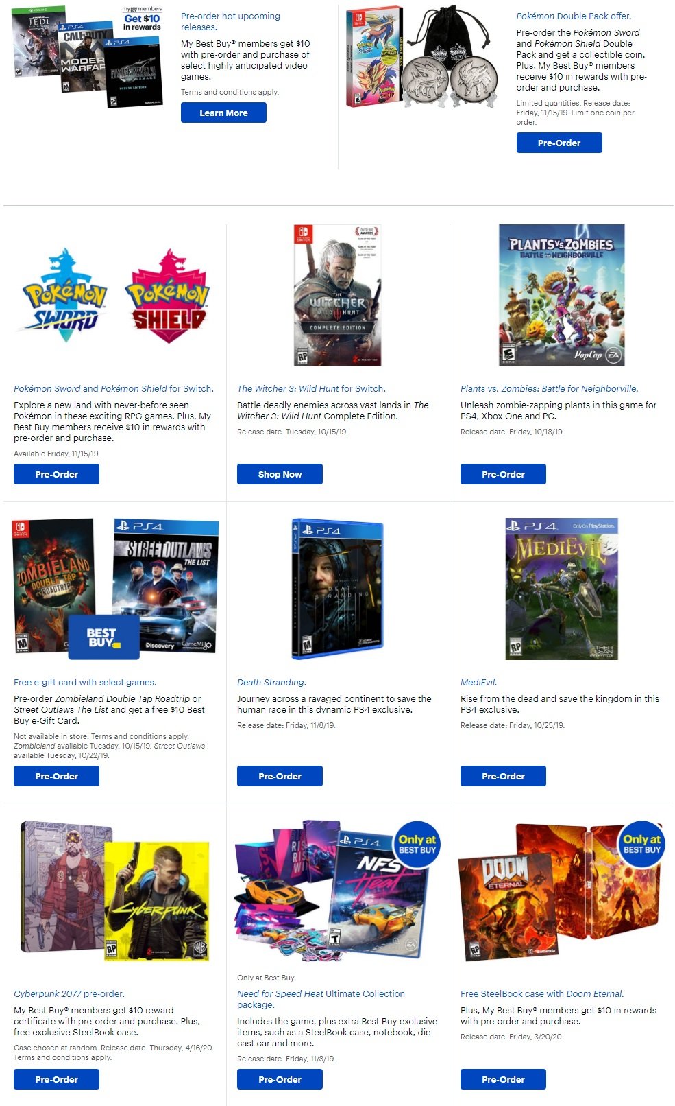 Catalogue Best Buy from 10/11/2019