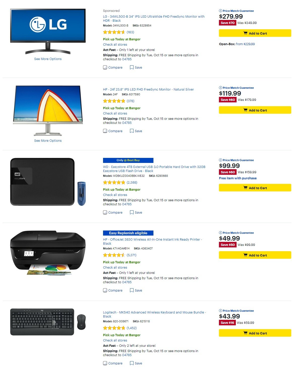 Catalogue Best Buy from 10/11/2019