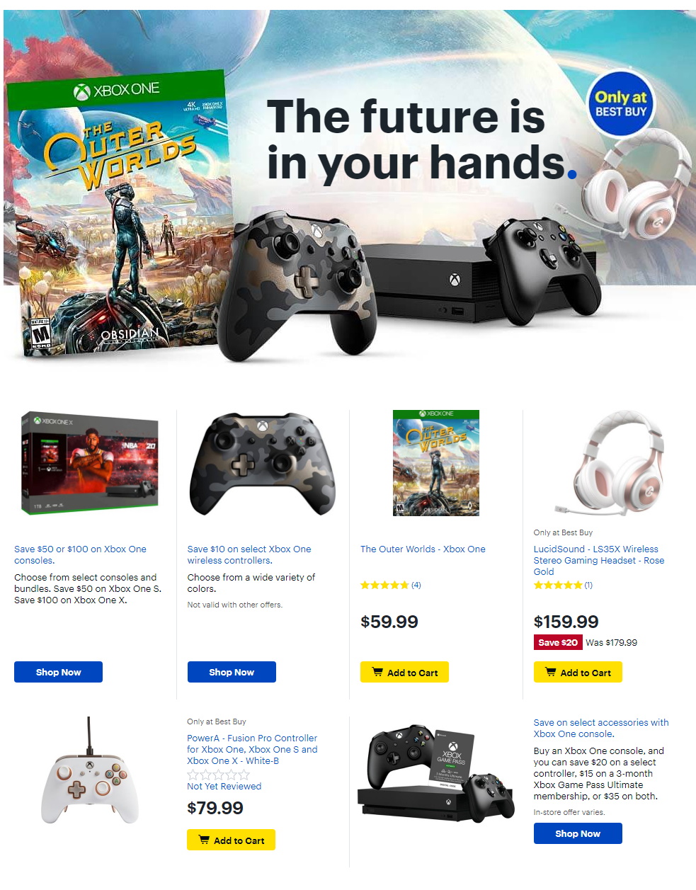 Catalogue Best Buy from 10/29/2019