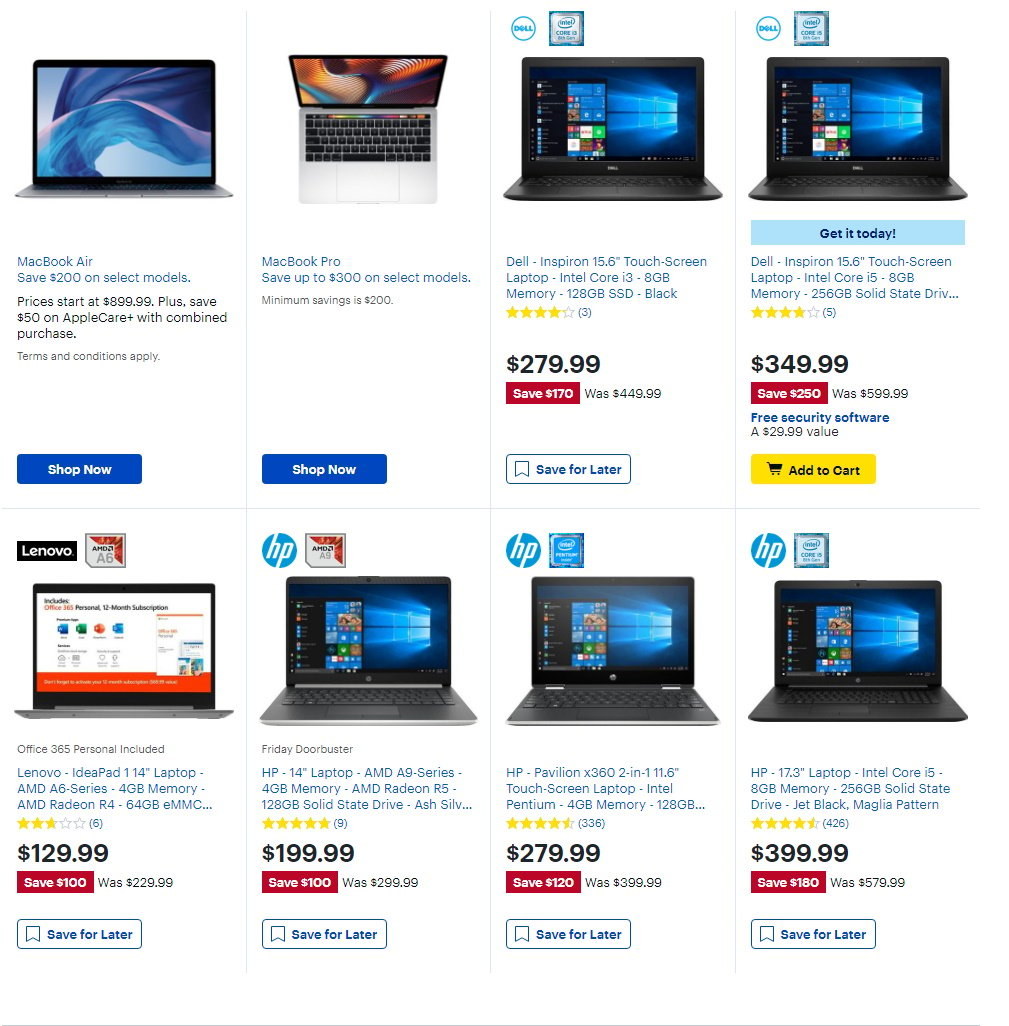 Catalogue Best Buy - Black Friday Ad 2019 from 11/13/2019