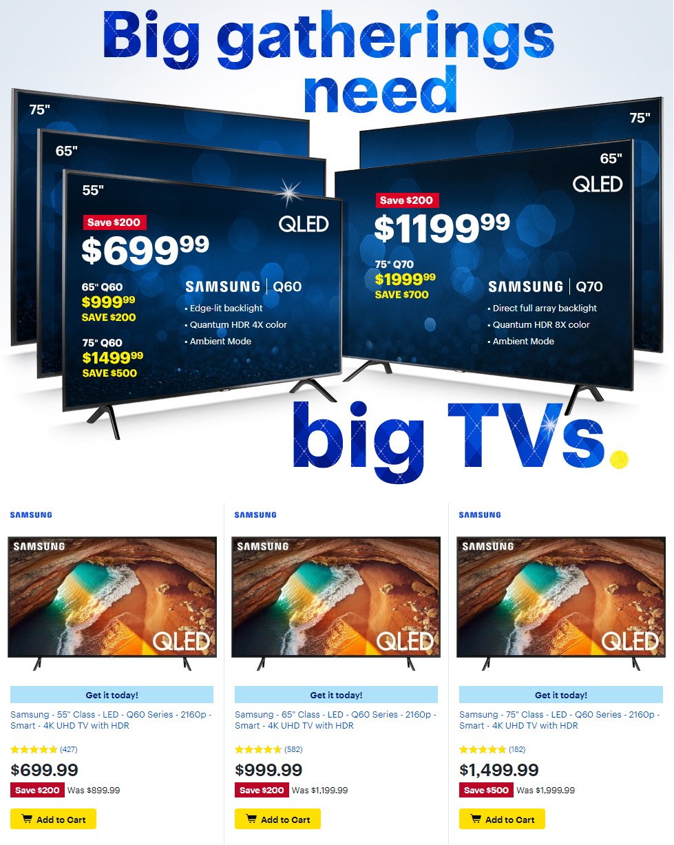 Catalogue Best Buy - Black Friday Ad 2019 from 11/13/2019