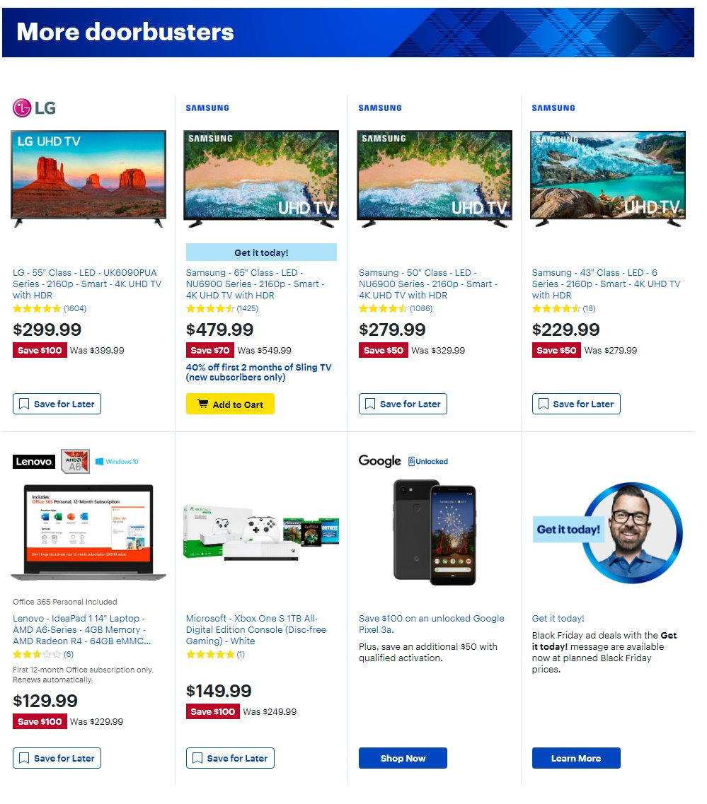 Catalogue Best Buy - Black Friday Ad 2019 from 11/13/2019