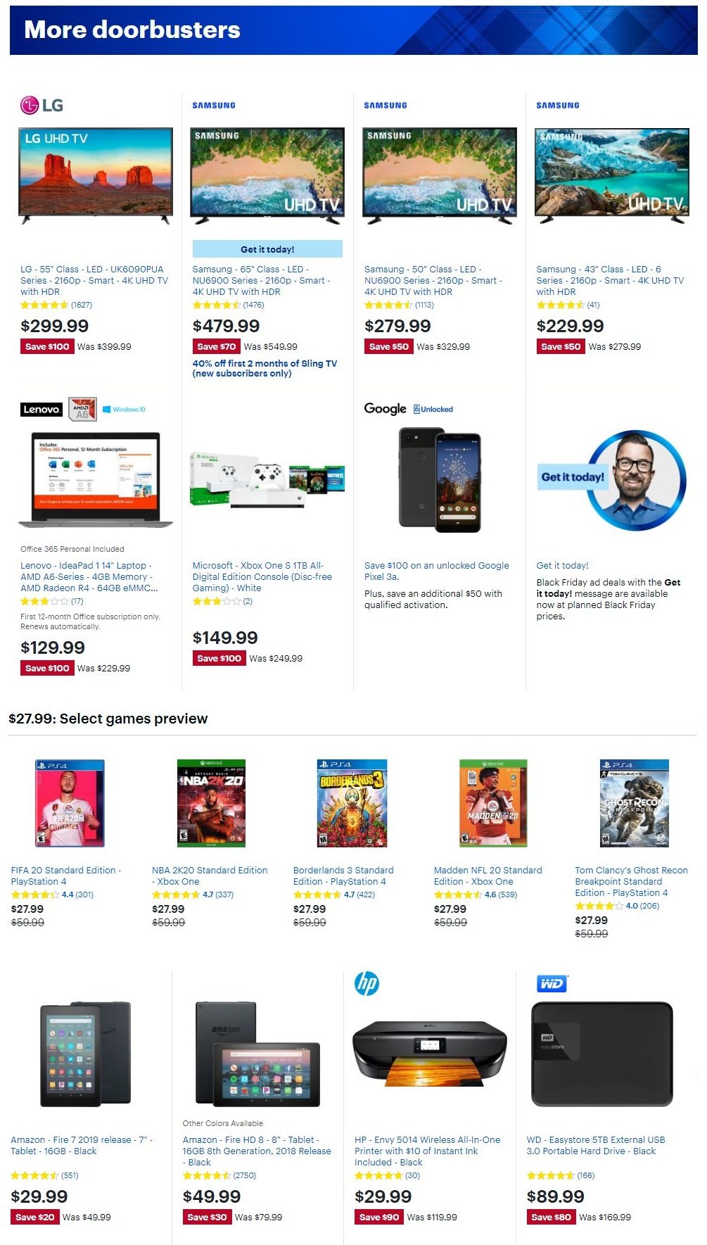 Catalogue Best Buy - Black Friday Ad 2019 from 11/26/2019