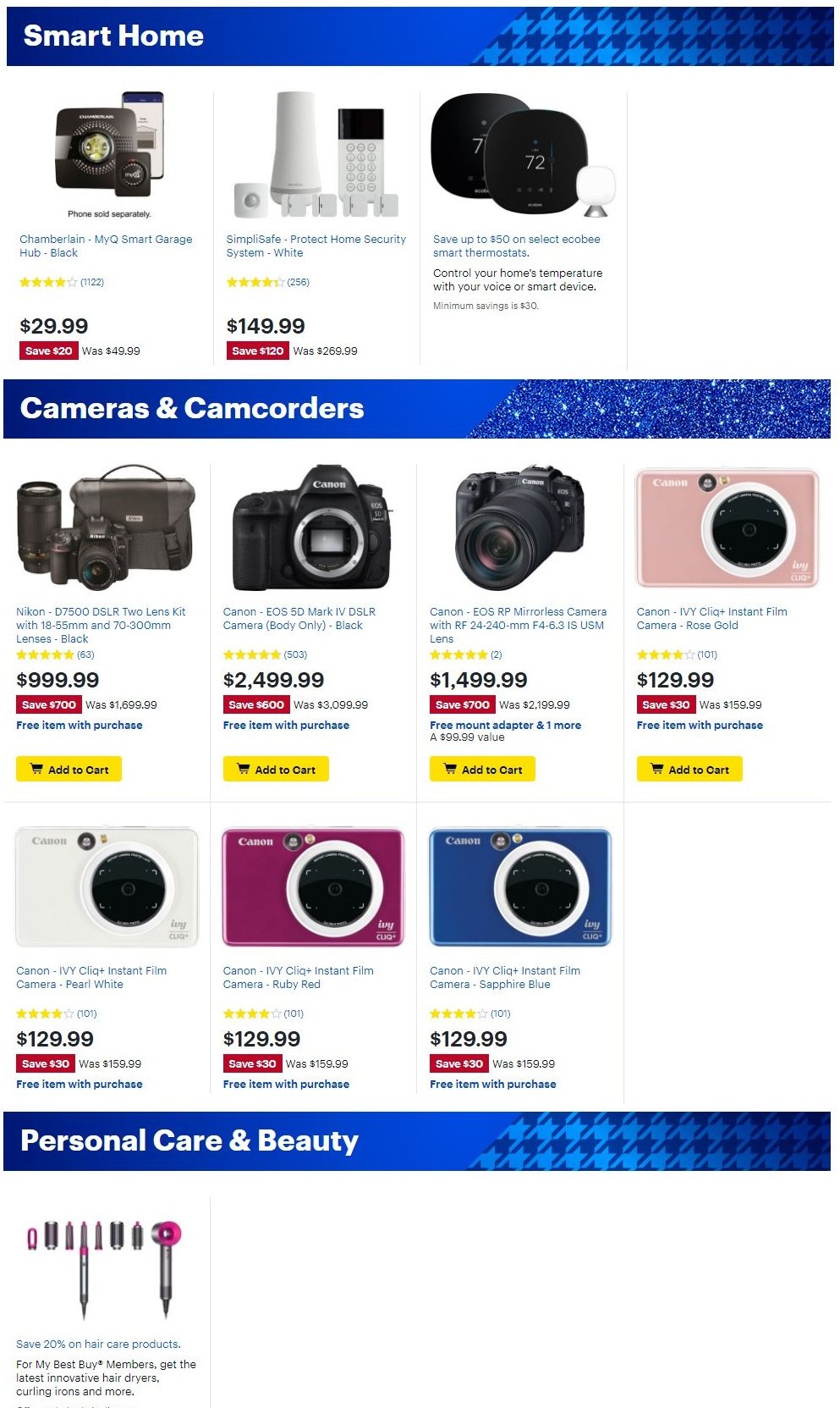 Catalogue Best Buy - Black Friday Ad 2019 from 11/26/2019