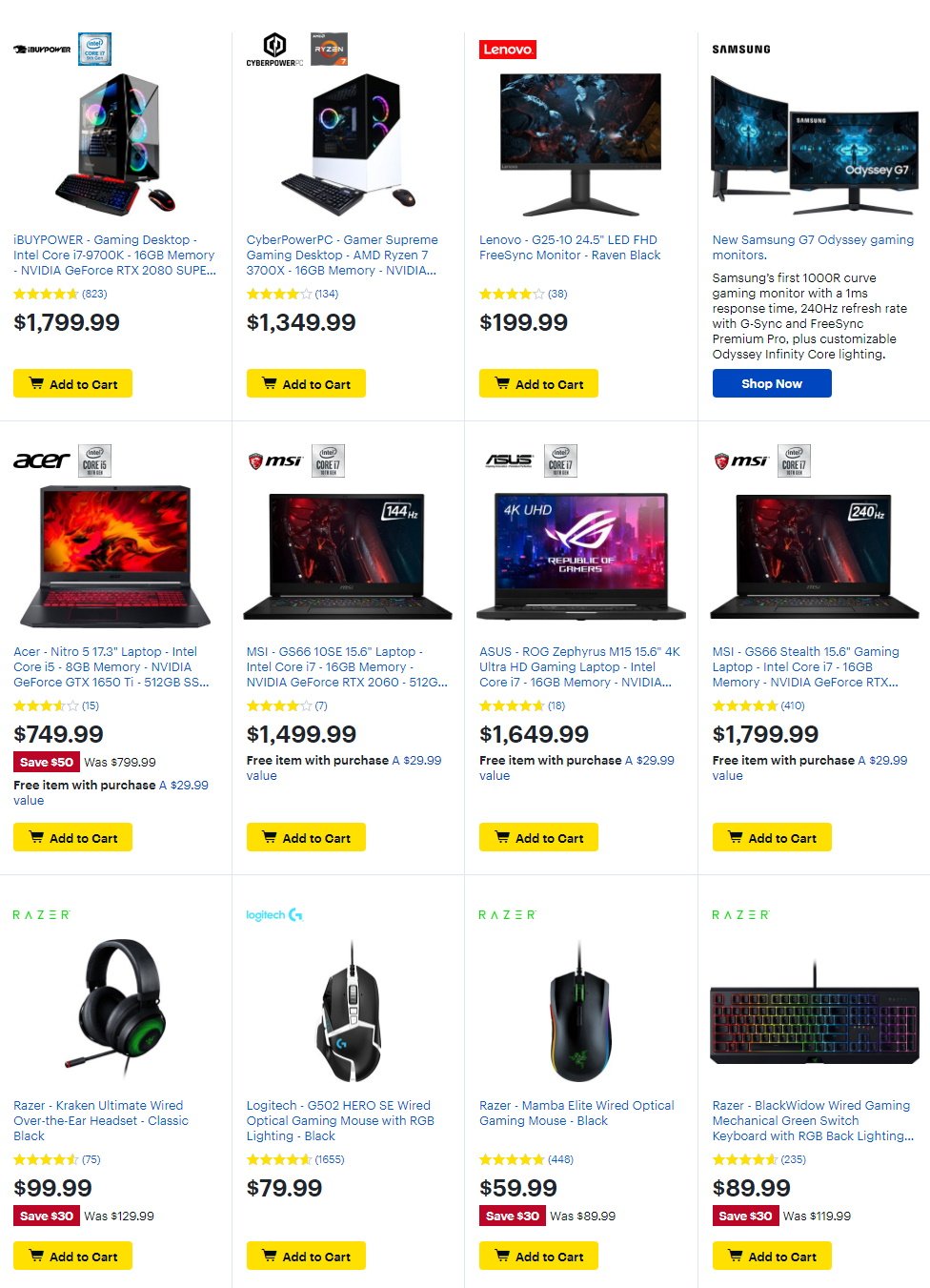 Catalogue Best Buy from 07/10/2020