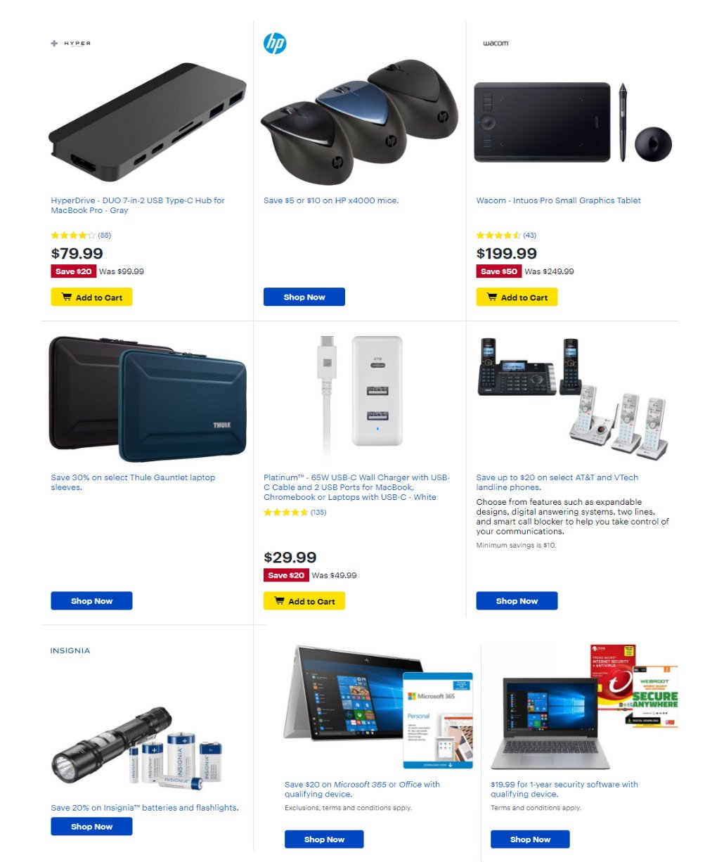 Catalogue Best Buy from 07/17/2020