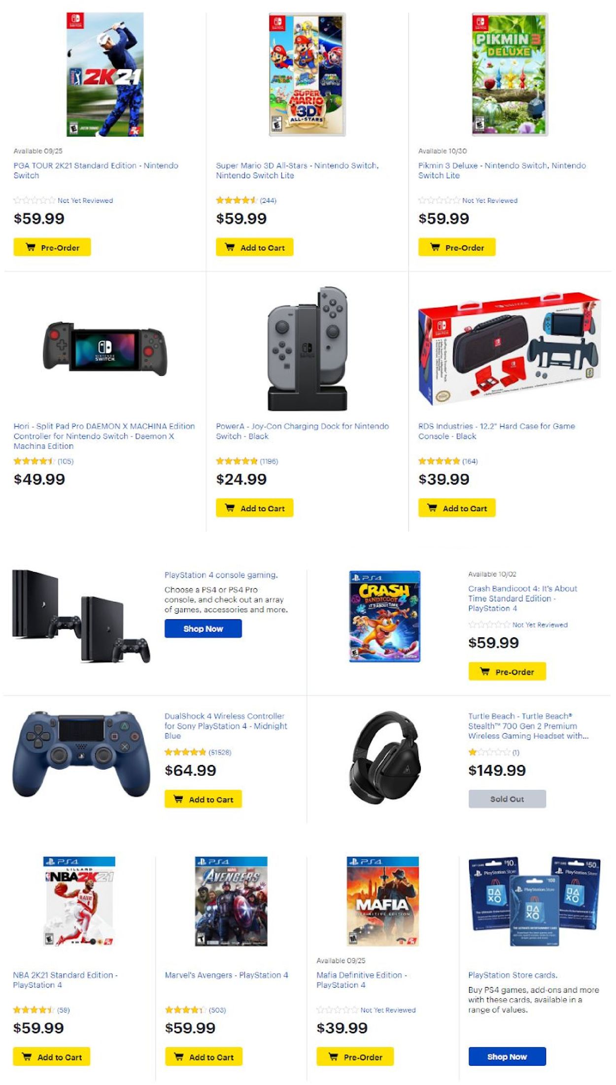 Catalogue Best Buy from 09/25/2020