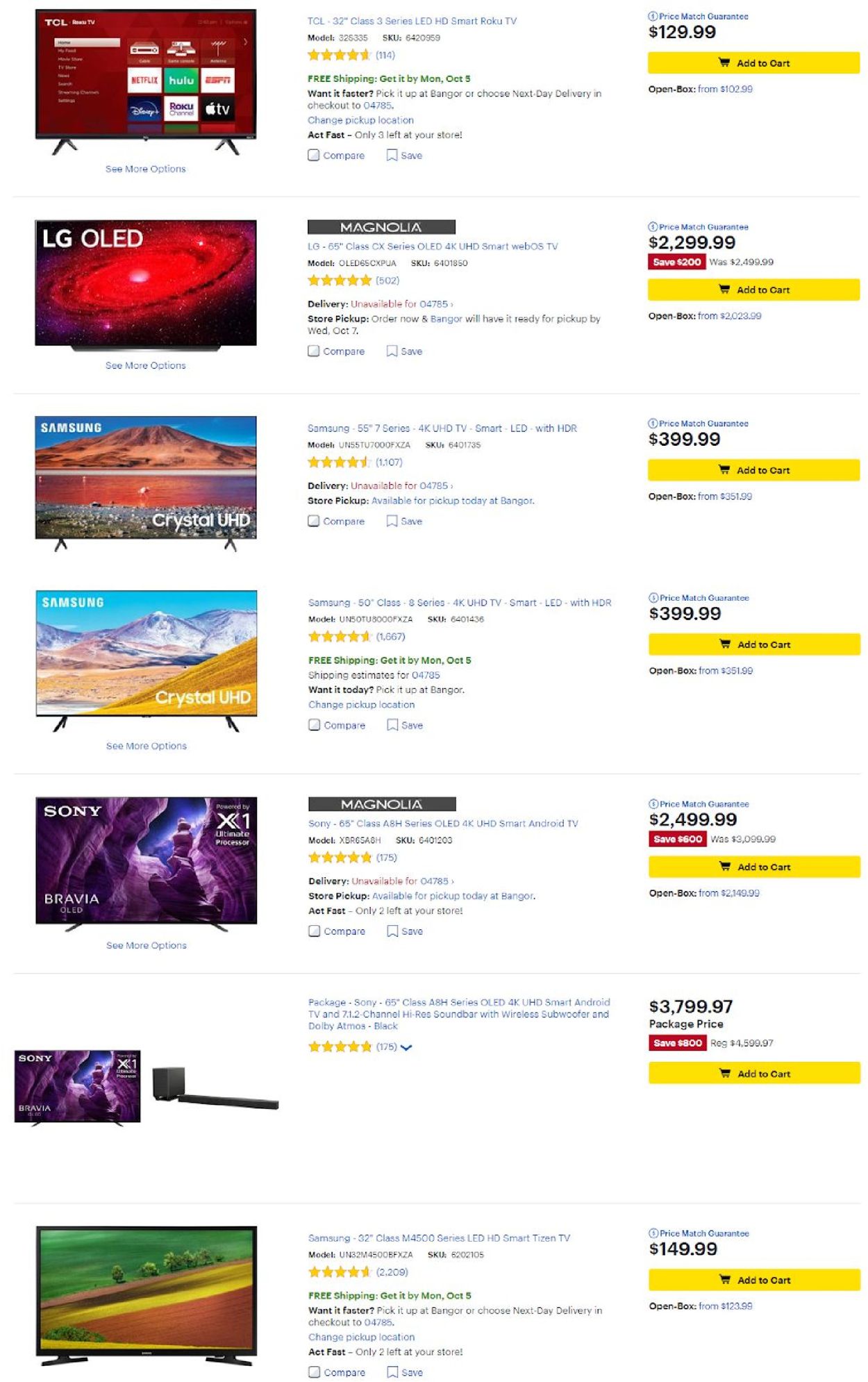 Catalogue Best Buy from 10/02/2020