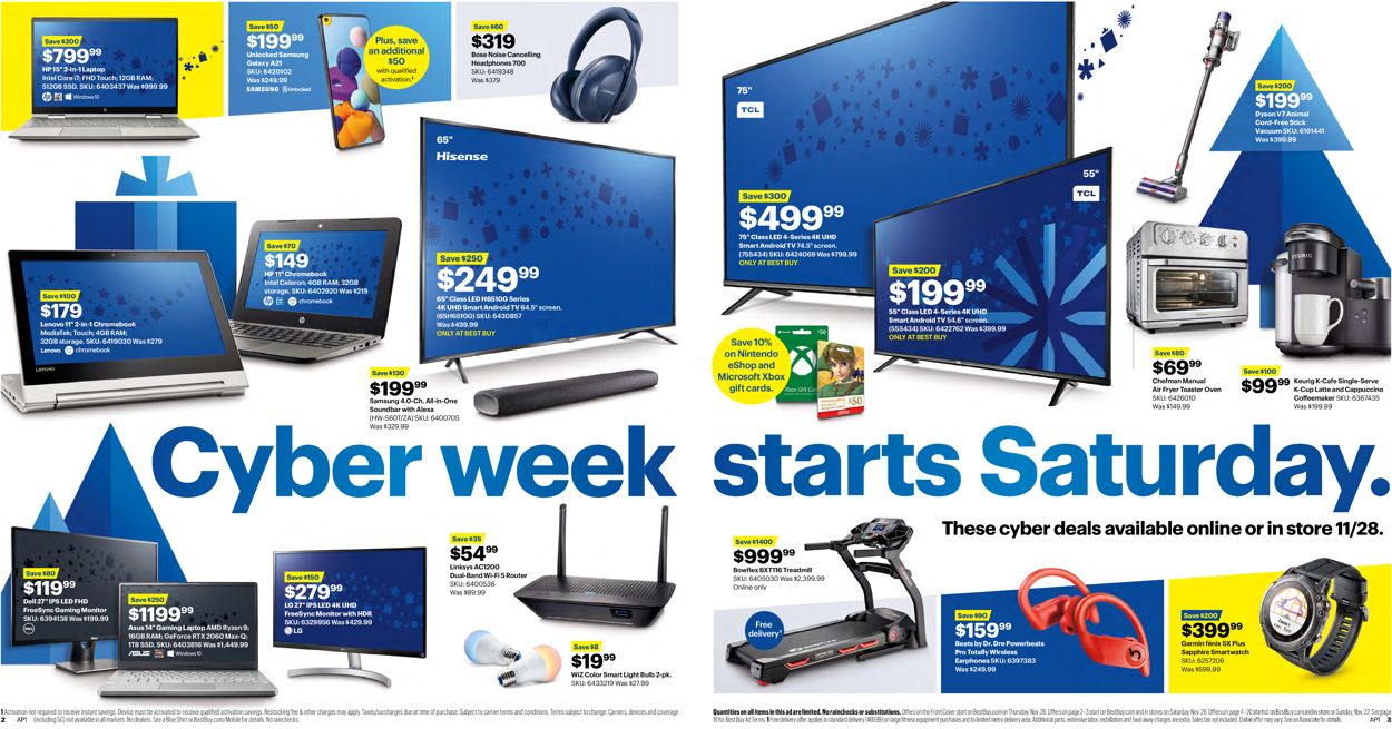 Catalogue Best Buy Black Friday 2020 from 11/22/2020