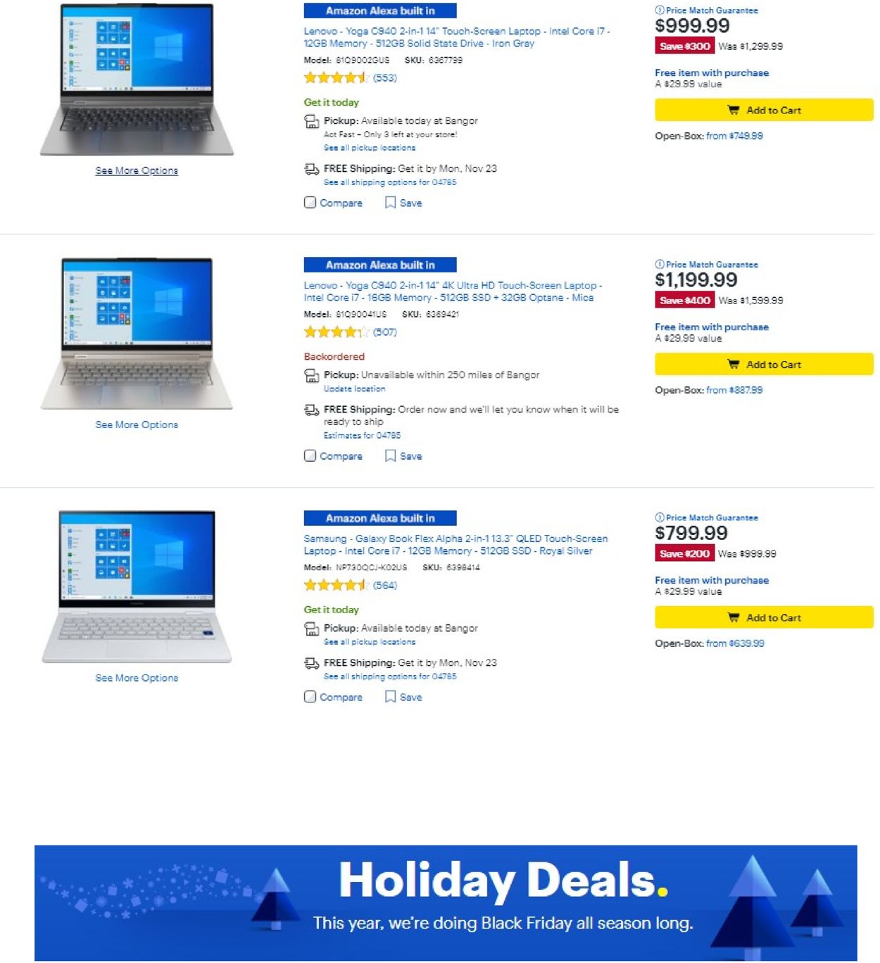 Catalogue Best Buy - Black Friday 2020 from 11/19/2020