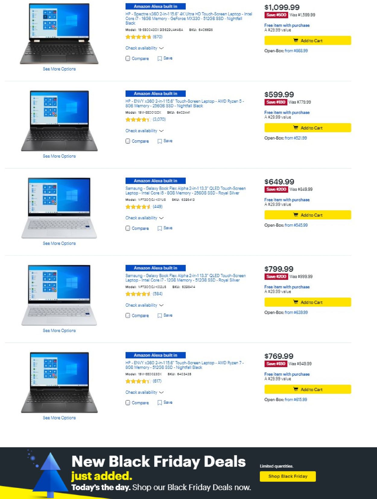 Catalogue Best Buy Black Friday 2020 from 11/27/2020