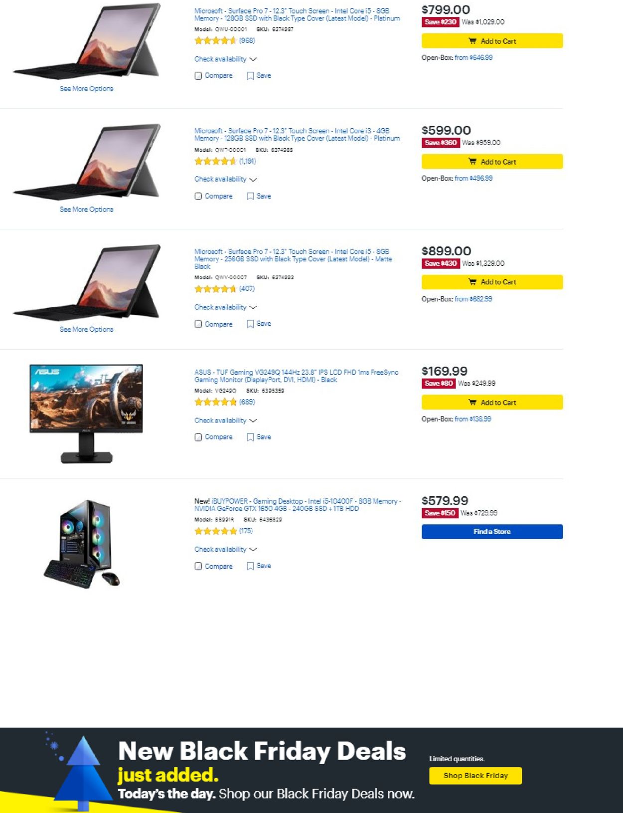 Catalogue Best Buy Black Friday 2020 from 11/27/2020